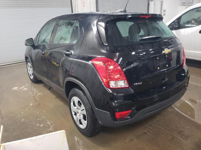 3GNCJKSB8KL113289 - 2019 CHEVROLET TRAX LS BLACK photo 2