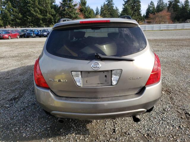 JN8AZ08W83W230037 - 2003 NISSAN MURANO SL GRAY photo 6