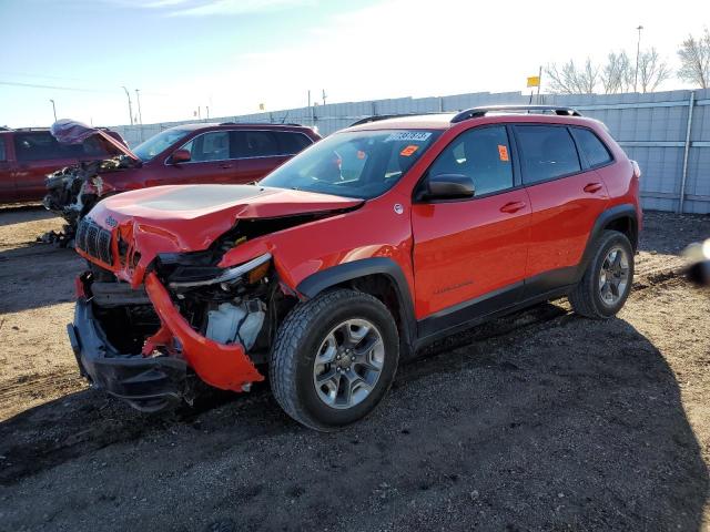 1C4PJMBX2KD484424 - 2019 JEEP CHEROKEE TRAILHAWK RED photo 1