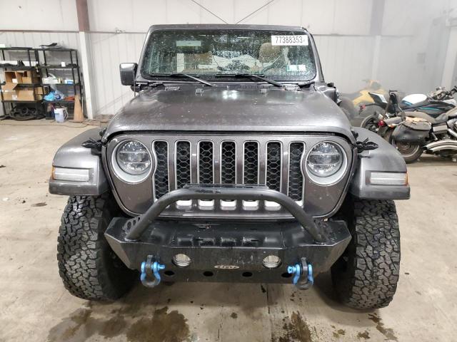 1C4JJXP62MW705860 - 2021 JEEP WRANGLER U SAHARA 4XE GRAY photo 5