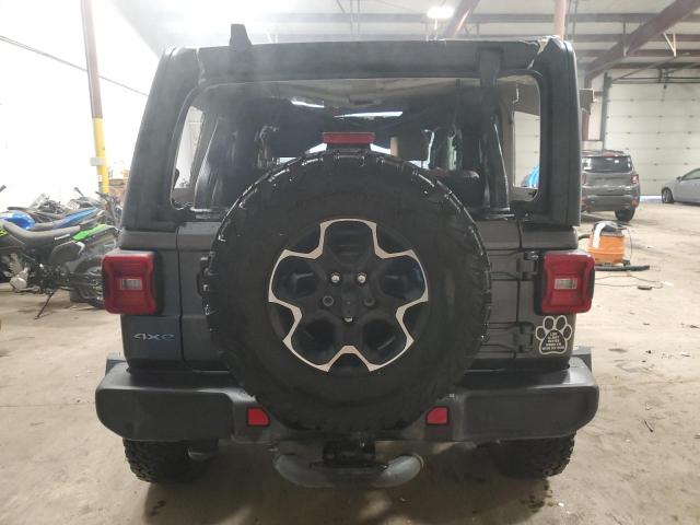 1C4JJXP62MW705860 - 2021 JEEP WRANGLER U SAHARA 4XE GRAY photo 6