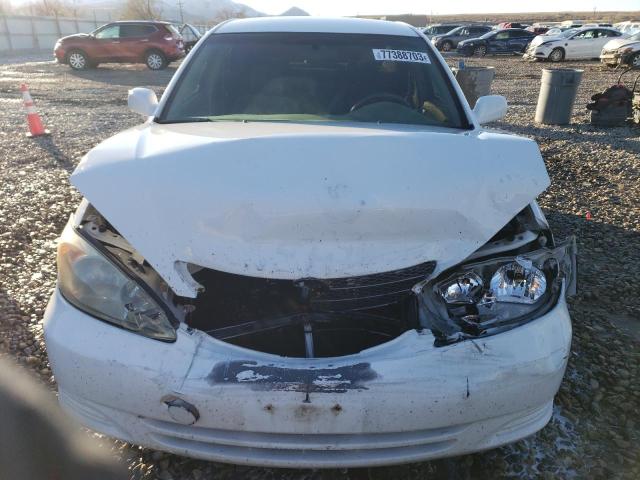 4T1BE32K83U144317 - 2003 TOYOTA CAMRY LE WHITE photo 5