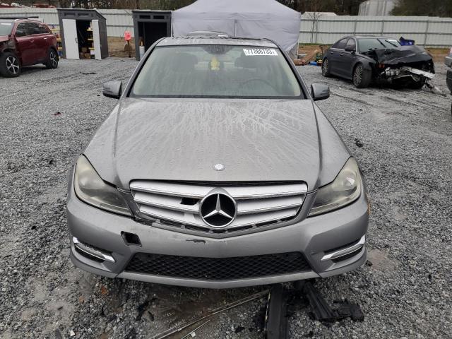 WDDGF4HB1DR296390 - 2013 MERCEDES-BENZ C 250 GRAY photo 5