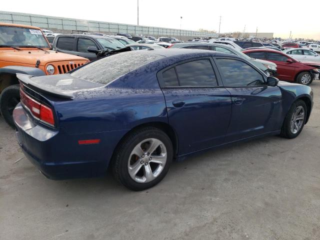 2C3CDXHG0EH162584 - 2014 DODGE CHARGER SXT BLUE photo 3