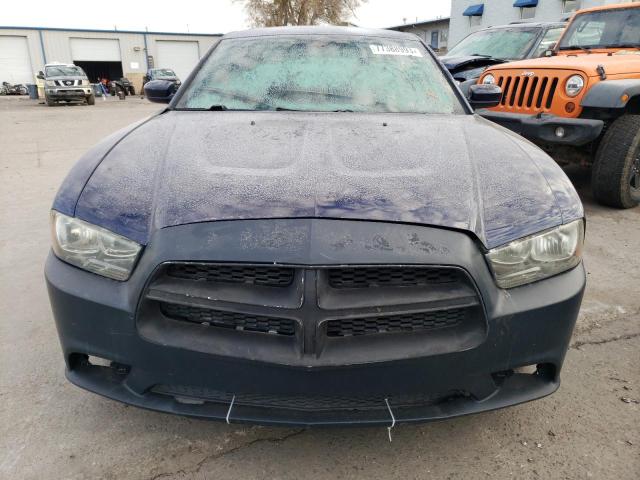 2C3CDXHG0EH162584 - 2014 DODGE CHARGER SXT BLUE photo 5