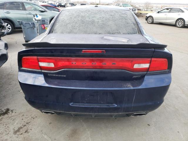 2C3CDXHG0EH162584 - 2014 DODGE CHARGER SXT BLUE photo 6