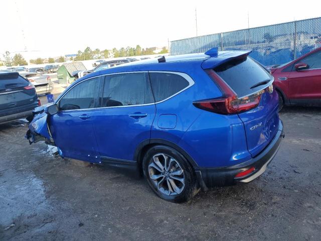 7FARW1H53NE009672 - 2022 HONDA CR-V EX BLUE photo 2