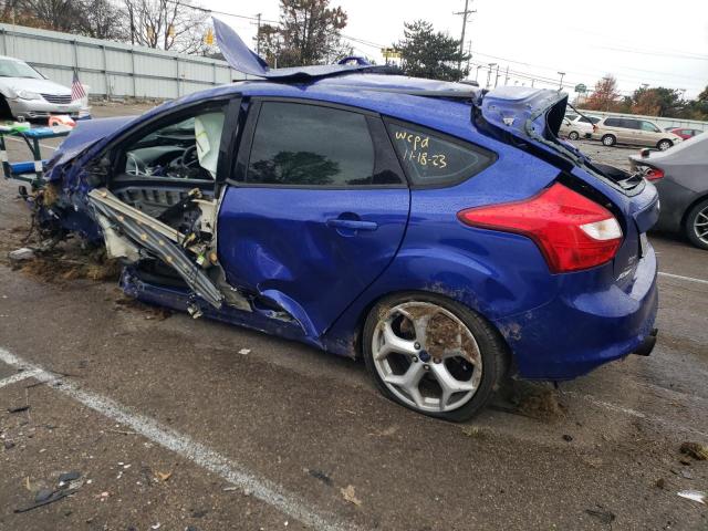 1FADP3L99EL235436 - 2014 FORD FOCUS ST BLUE photo 2