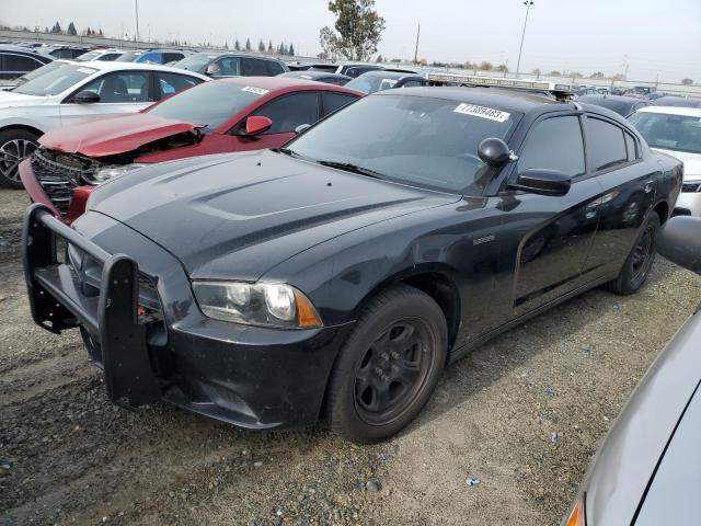 2B3CL1CT3BH540569 - 2011 DODGE CHARGER POLICE BLACK photo 1