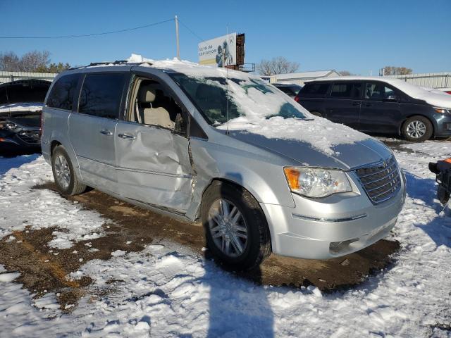 2A8HR64X78R648125 - 2008 CHRYSLER TOWN & COU LIMITED SILVER photo 4