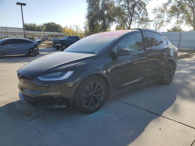 5YJXCBE59MF326893 - 2021 TESLA MODEL X BLACK photo 1