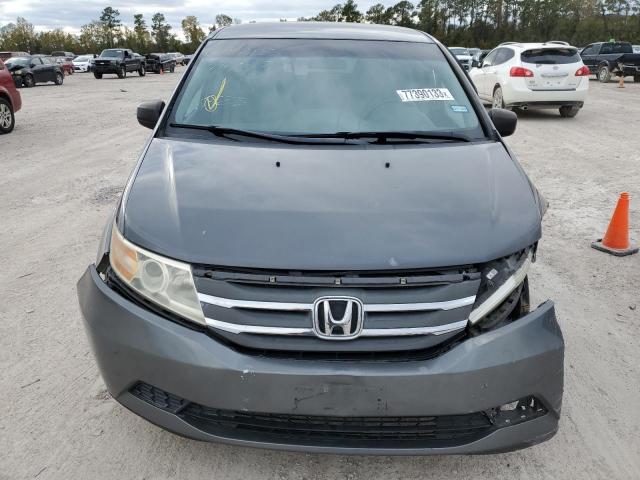 5FNRL5H24DB037805 - 2013 HONDA ODYSSEY LX GRAY photo 5