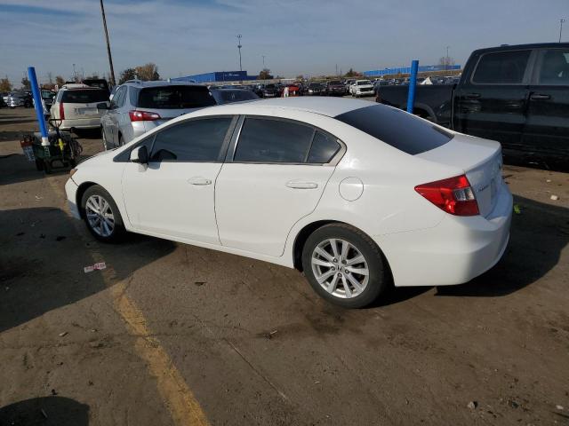 19XFB2F98CE023818 - 2012 HONDA CIVIC EXL თეთრი ფოტო 2