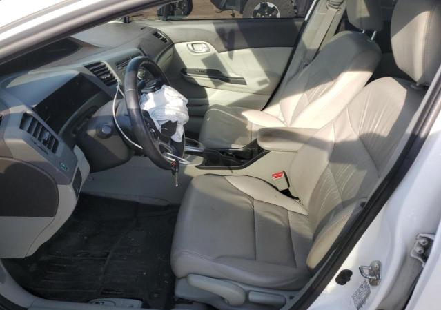 19XFB2F98CE023818 - 2012 HONDA CIVIC EXL თეთრი ფოტო 7