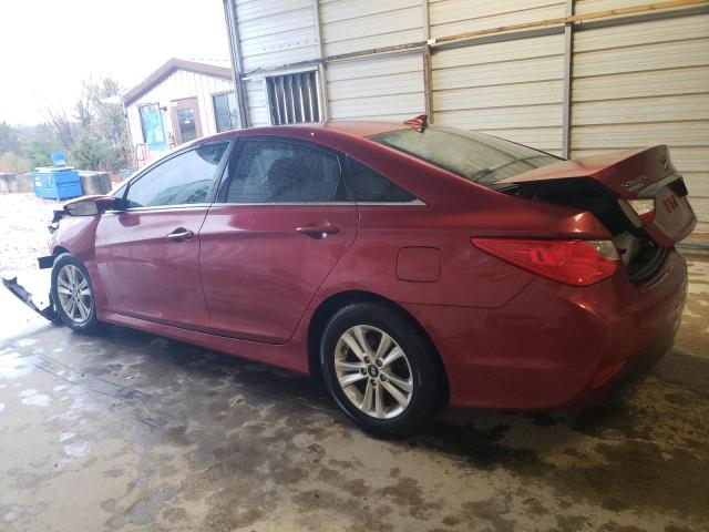 5NPEB4AC9EH899029 - 2014 HYUNDAI SONATA GLS RED photo 2