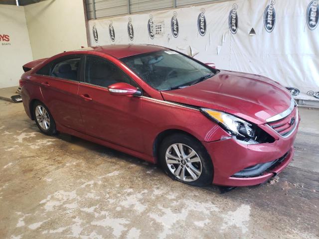 5NPEB4AC9EH899029 - 2014 HYUNDAI SONATA GLS RED photo 4