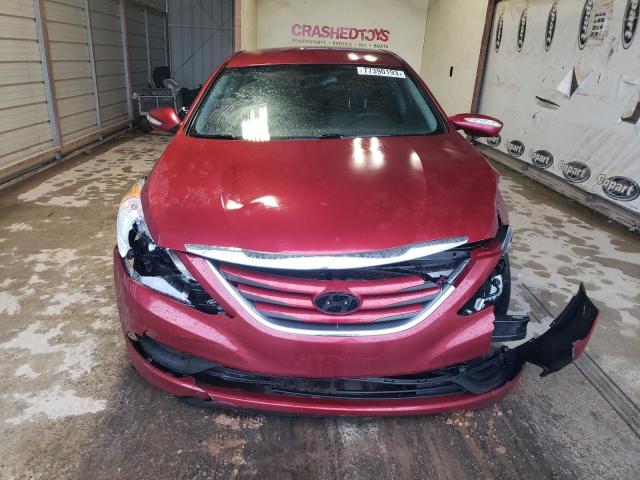 5NPEB4AC9EH899029 - 2014 HYUNDAI SONATA GLS RED photo 5