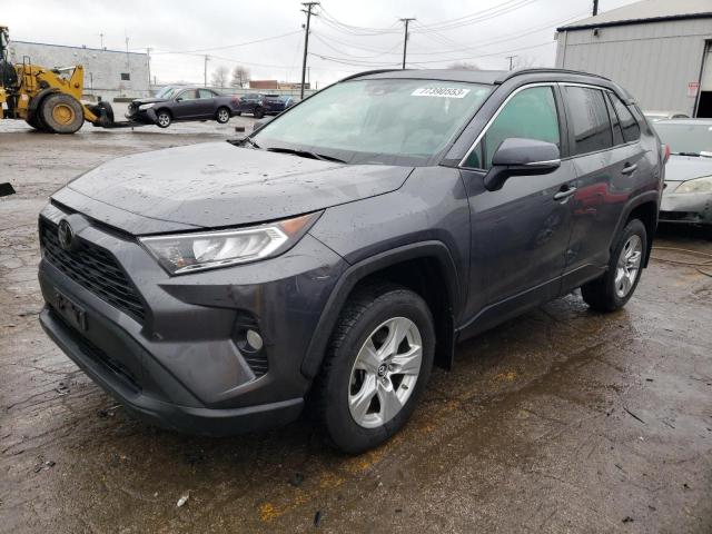 2T3P1RFV2KC024853 - 2019 TOYOTA RAV4 XLE GRAY photo 1