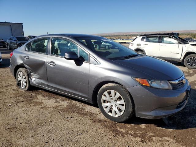 19XFB2F57CE386270 - 2012 HONDA CIVIC LX CHARCOAL photo 4