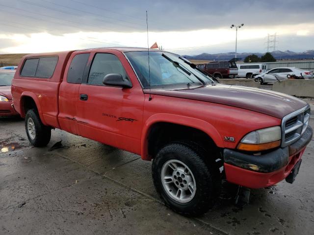 1B7GG22N6YS662146 - 2000 DODGE DAKOTA RED photo 4