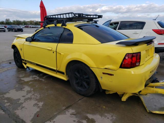 1FAFP40472F153769 - 2002 FORD MUSTANG YELLOW photo 2