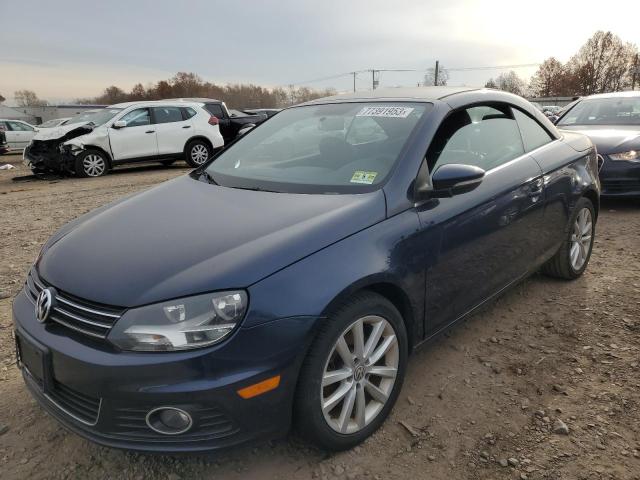 WVWBW7AH4CV005536 - 2012 VOLKSWAGEN EOS KOMFORT BLUE photo 1