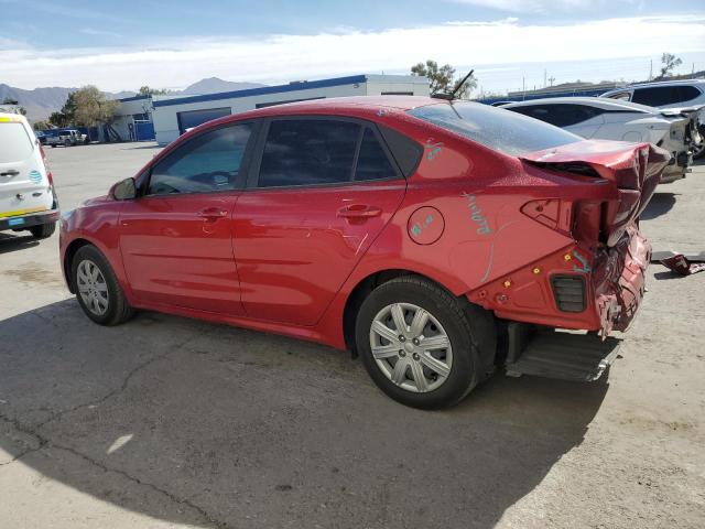 3KPA24AD1NE488008 - 2022 KIA RIO LX RED photo 2