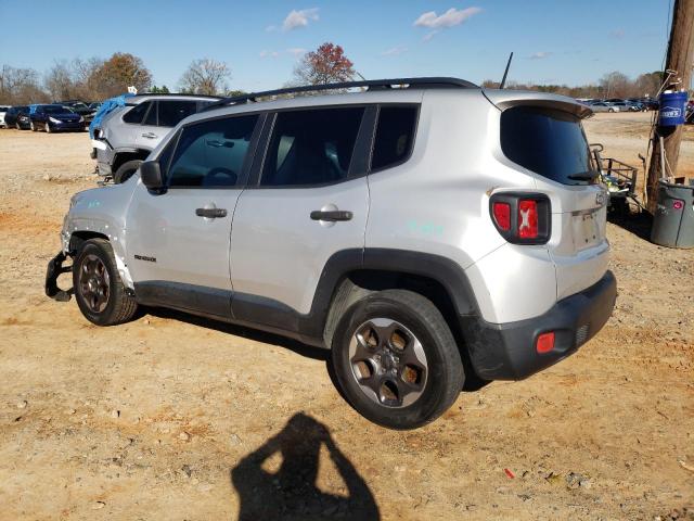 ZACCJAAB3HPF67633 - 2017 JEEP RENEGADE SPORT SILVER photo 2