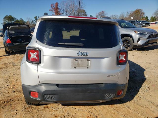 ZACCJAAB3HPF67633 - 2017 JEEP RENEGADE SPORT SILVER photo 6