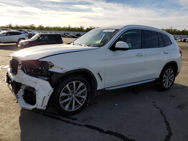 5UXTR9C54KLR08353 - 2019 BMW X3 XDRIVE30I WHITE photo 1