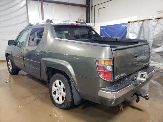 2HJYK16536H507934 - 2006 HONDA RIDGELINE RTL GREEN photo 2