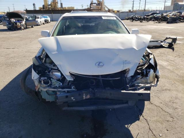 JTHBA30G165153842 - 2006 LEXUS ES 330 WHITE photo 5