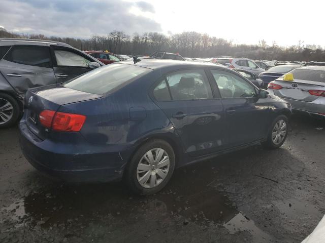 3VWD17AJ0EM422799 - 2014 VOLKSWAGEN JETTA SE BLUE photo 3