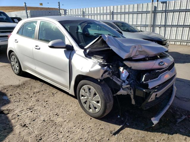 3KPA25AD7LE309618 - 2020 KIA RIO LX SILVER photo 4