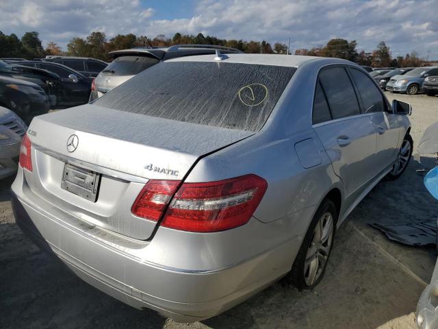 WDDHF8HB1BA394021 - 2011 MERCEDES-BENZ E 350 4MATIC SILVER photo 3