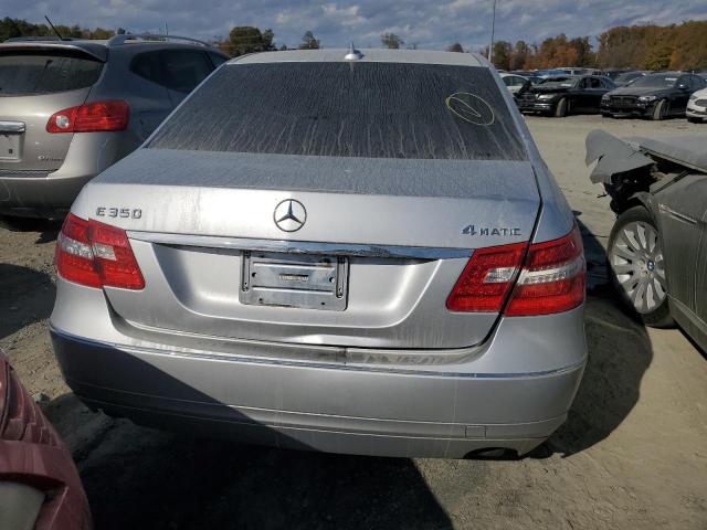 WDDHF8HB1BA394021 - 2011 MERCEDES-BENZ E 350 4MATIC SILVER photo 6