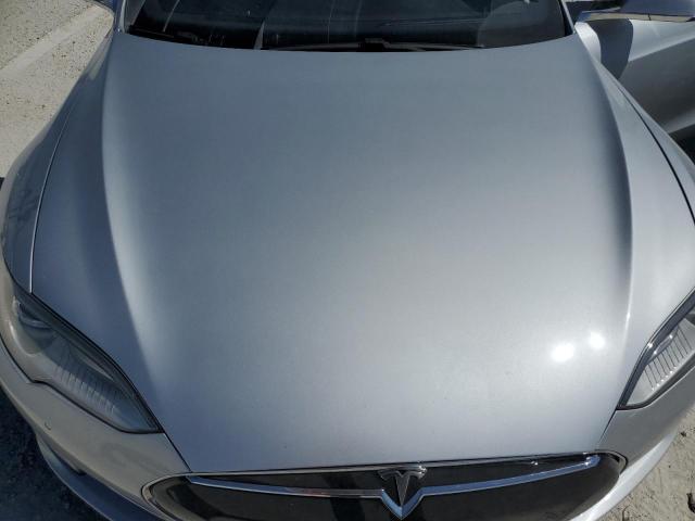5YJSA1E28FF112481 - 2015 TESLA MODEL S SILVER photo 11