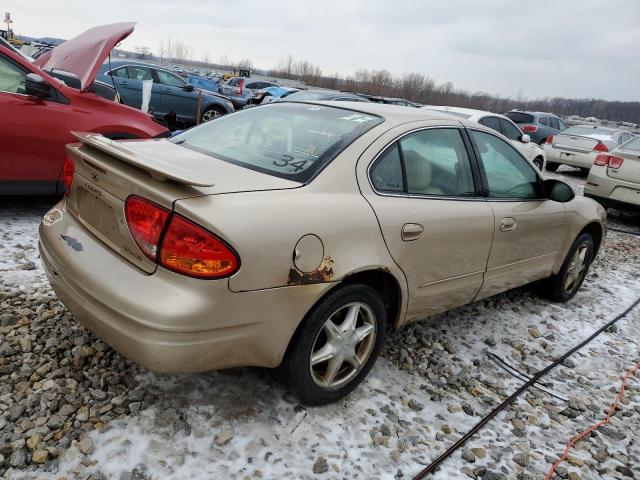 1G3NL52T11C261669 - 2001 OLDSMOBILE ALERO GL GOLD photo 3