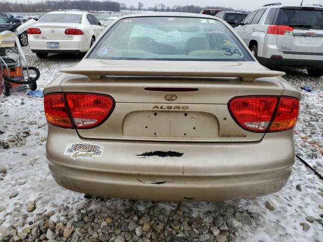 1G3NL52T11C261669 - 2001 OLDSMOBILE ALERO GL GOLD photo 6