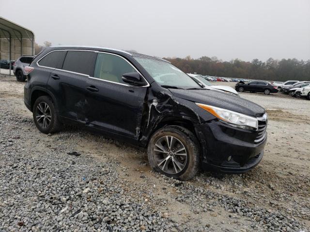 5TDKKRFH4GS120556 - 2016 TOYOTA HIGHLANDER XLE BLACK photo 4