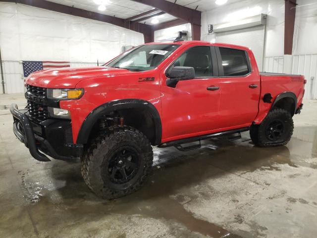 1GCPYCEF7MZ253565 - 2021 CHEVROLET 1500 K1500 TRAIL BOSS CUSTOM RED photo 1