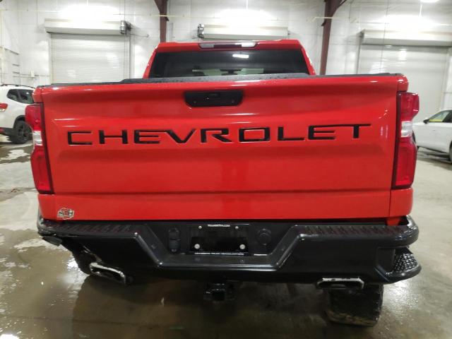 1GCPYCEF7MZ253565 - 2021 CHEVROLET 1500 K1500 TRAIL BOSS CUSTOM RED photo 6