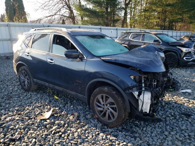 5N1AT2MV6GC857568 - 2016 NISSAN ROGUE S BLUE photo 4