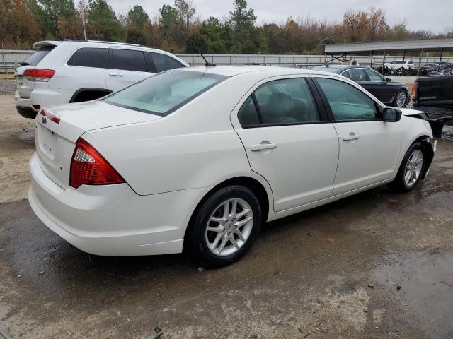 3FAHP0GA9CR347964 - 2012 FORD FUSION S WHITE photo 3