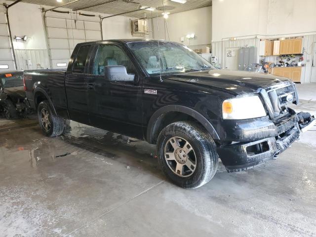 1FTPX14595NA86005 - 2005 FORD F150 BLACK photo 4