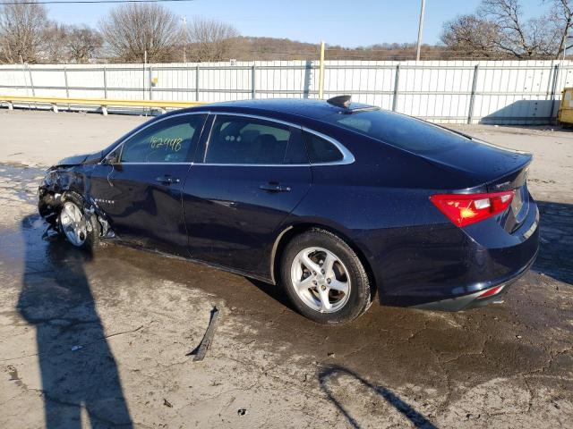 1G1ZB5ST6JF215301 - 2018 CHEVROLET MALIBU LS BLUE photo 2