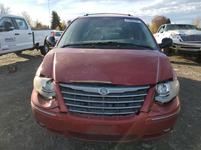 2A8GP64L36R740165 - 2006 CHRYSLER TOWN & COU LIMITED RED photo 5