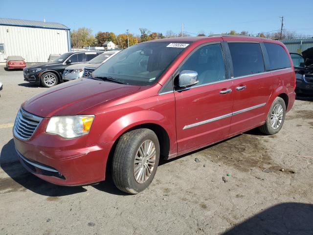 2C4RC1CG2ER201442 - 2014 CHRYSLER TOWN & COU TOURING L RED photo 1