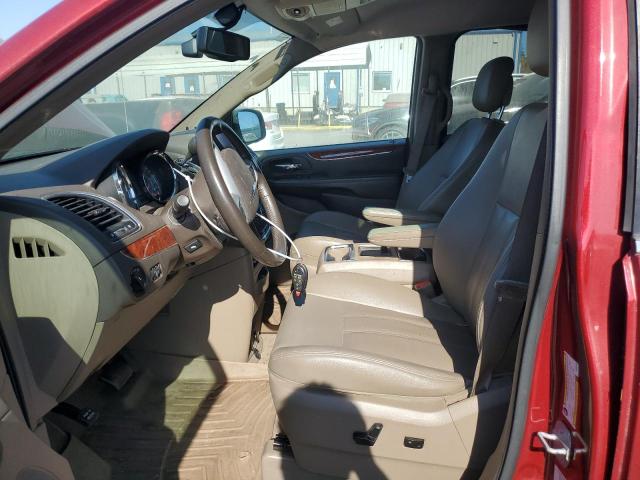 2C4RC1CG2ER201442 - 2014 CHRYSLER TOWN & COU TOURING L RED photo 7