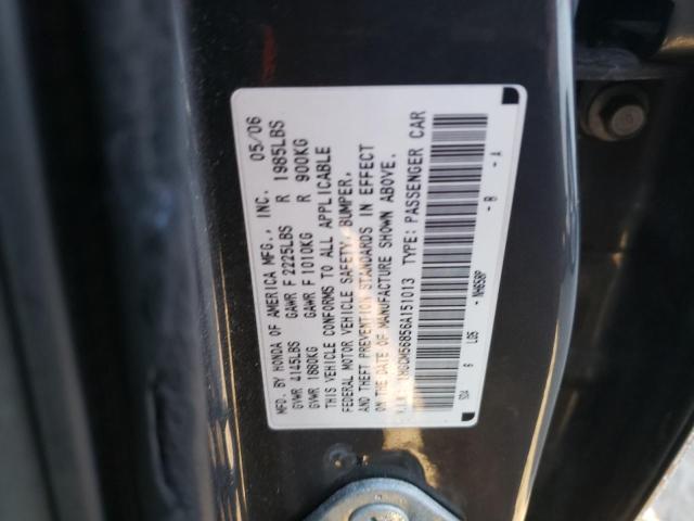 1HGCM56856A151013 - 2006 HONDA ACCORD EX GRAY photo 13